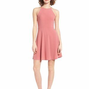 Lush | Pink Ava Skater Dress Nordstrom Brand- Large